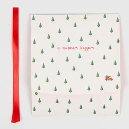 Коробка складная двухсторонняя С новым годом, 20 18 5 см, БЕЗ ЛЕНТЫ - Дарите счастье фото 6