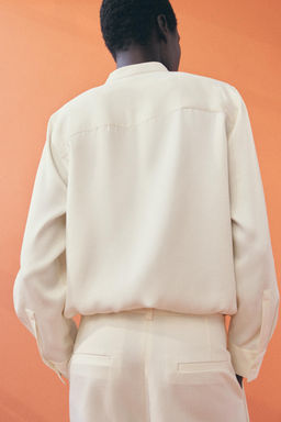 SATIN SHIRT ZW COLLECTION - Zara фото 10