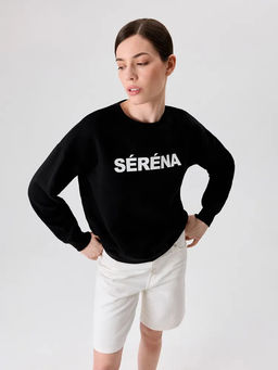 CONCEPT CLUB /  Джемпер жен. Inclo черный принт  фото 2