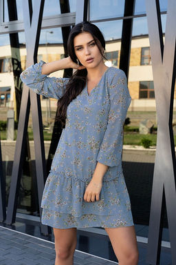 D104 Provena sukienka Blue