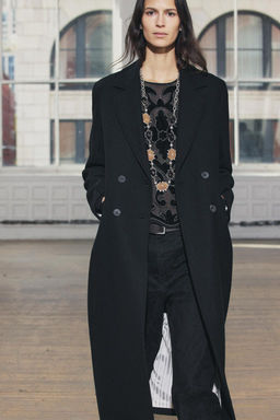 ZW COLLECTION WOOL BLEND COAT - Zara фото 5