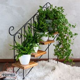 Подставка для цветов напольная 59-415 - Фабрика интерьерной ковки фото 2