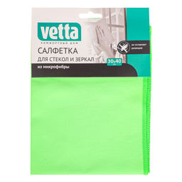 Салфетка из микрофибры, для стекл и зеркал, 4цвета 30*40 см, арт. 448-073