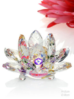 Сувенир из хрусталя Лотос 5х8 см / QQLA30 /уп 60/