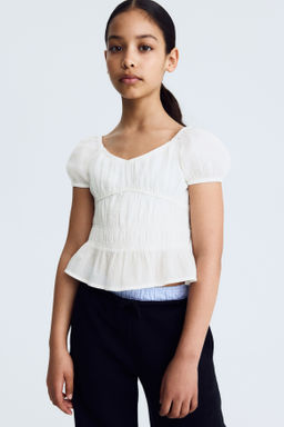 Top de algod?n efecto arrugado - H&m фото 4
