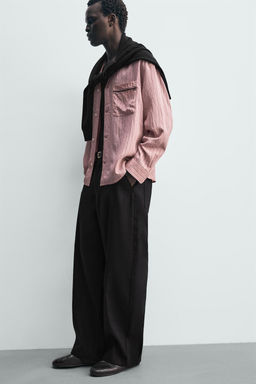 STRIPED FLOWING SHIRT - Zara фото 14