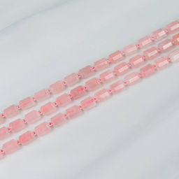 Бусины для украшений из Розового кварца 39 см