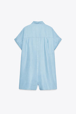 FLOWING JUMPSUIT WITH POCKETS - Zara фото 11