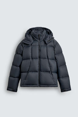 100% FEATHER WATER-REPELLENT PUFFER JACKET - Zara фото 8