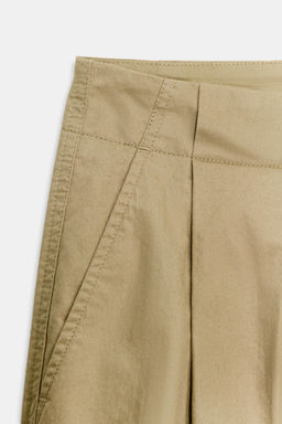 PANTAL?N BARREL PINZAS / Khaki - Zara фото 11