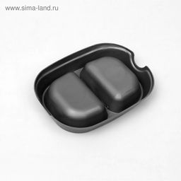 Цена за 3 шт. Миска 2200 мл, серая - Simaland фото 5