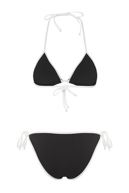 TRENDYOLMILLA Siyah Ucgen Biyeli Normal Bel Bikini Tak?m? TBESS25BT00187  фото 14