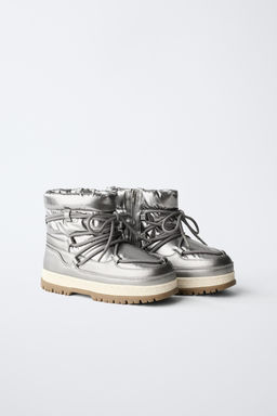 METALLIC ANKLE BOOTS - Zara фото 2