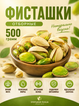 Фисташка (упаковка 0,5 кг)