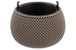 Кашпо 2,3 л 24*24*16 см Сфера серо-коричневое (модель 572) - Elan gallery фото 10