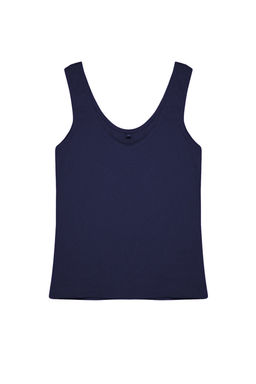 TRENDYOLMILLA Beyaz Fitted/Vucuda Oturan Havuz Yaka Fitilli Esnek Orme Atlet TWOSS22AL0042  фото 26