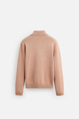 TEXTURED COTTON-BLEND CARDIGAN - Zara фото 9