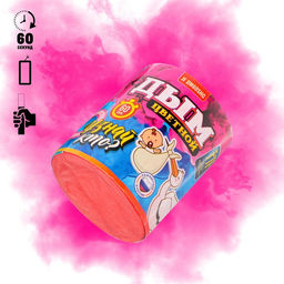 Розовый дым для гендер пати, заряд 1.75 дюйм, очень высокая интенсивность, 60 сек