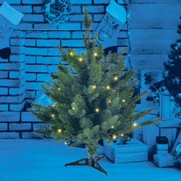ULD-T5460-030/SNA/3AA WARM WHITE IP20 XMAS TREE Дерево светодиодное Ёлочка, на батарейках 3АА (не в/к), 54х60см. 30 светодиодов. Теплый белый свет. TM Uniel