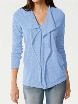 Пуловер, голубой - Patrizia dini фото 5