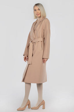 Пальто женское демисезонное (пояс) - El podio фото 2