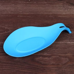 Подставка под ложку силиконовая / LS-30 /уп 500/ (Голубой) - Галеонтрейд фото 2