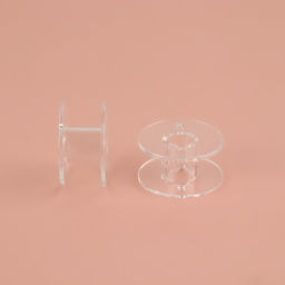 Цена за 4 шт. Набор шпулек, d=2 см, 10 шт., прозрачный