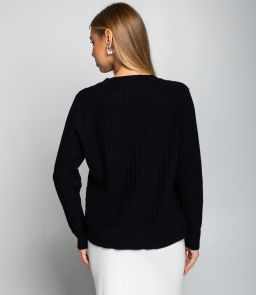 Джемпер #КТ8201 (5), чёрный - Dommod фото 3