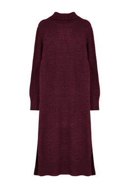 TRENDYOLMILLA Camel Midi Triko Genis Kal?p Yumusak Dokulu Elbise TWOAW24EL00034 фото 63