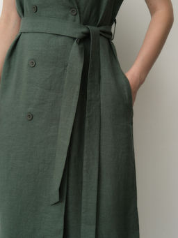 Платье женское 52113-ПЛ зелёное