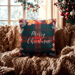 Наволочка декоративная новогодняя «Этель. Merry Christmas», 40×40 см