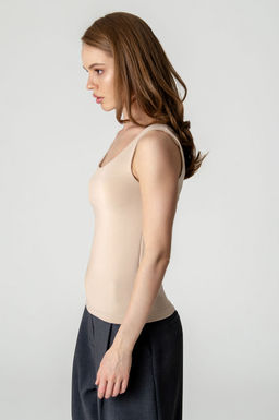 Арт.3801/1 Майка женская 44-48 (3 шт) Цвет:бежевый - Калинка фото 6