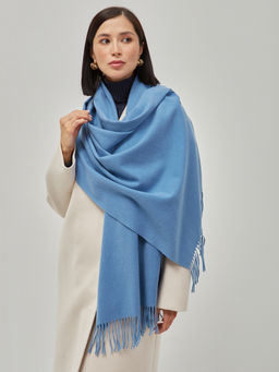 В составе шерсть ! теплый двусторонний палантин - Tantino фото 3