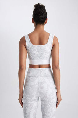 Спортивный бюстгальтер DeFactoFit с круглым вырезом  фото 9