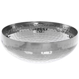 Салатник из нержавеющей стали 2,9л 24см, декоративный узор