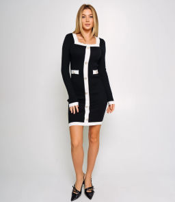 Платье #КТ5932, чёрный