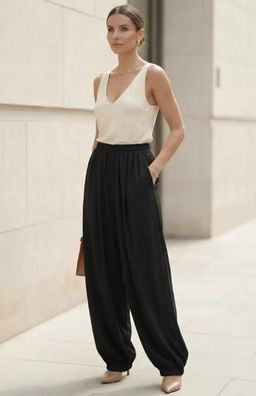 брюки султанки алладины 95% хлопок; 5% лайкра - Knitka wear фото 23