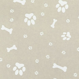 Автокресло для животных 40*30*25 см, серое с белыми лапками и косточками - Пижон фото 12