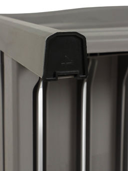 Набор садовой мебели «Евпатория»: 2 кресла, стол, трёхместный диван, серый