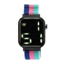 Часы наручные электронные, ремешок текстиль