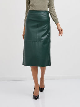 юбка длины миди из экокожи - Glenfield фото 2