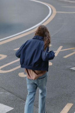 HIGH-NECK BOMBER JACKET - Zara фото 5