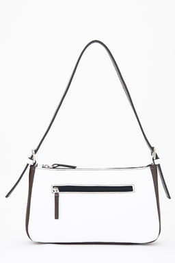 Сумка женская Ц-549/2.1 белый+коричневый - Protege фото 4