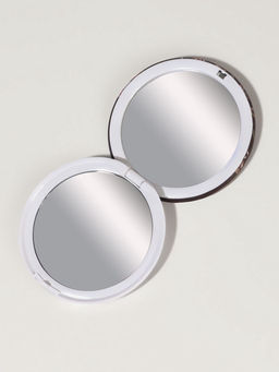 Цена за 3 шт. Зеркало складное «Цветы», d=7.5 см, с увеличением х2, МИКС