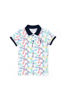 Белая футболка с воротником-поло для мальчика Неожиданная скидка в корзине - U.s. polo assn фото 2