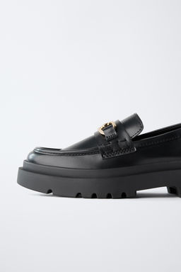 BUCKLE DETAIL LOAFERS - Zara фото 6