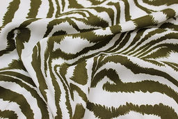 Штапель Сафари цв.т.зеленый хаки, ш.1.44м, вискоза-100%, 90гр/м.кв - Купава фото 4