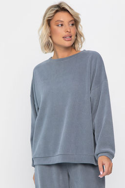 Костюм трикотажный Августа ХИТ (светло-серый) К14347-5М