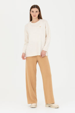 KadДn Kum Melanj Loose Fit Triko Pantolon