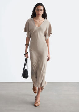 Maxivestido con escote en pico - H&m фото 3